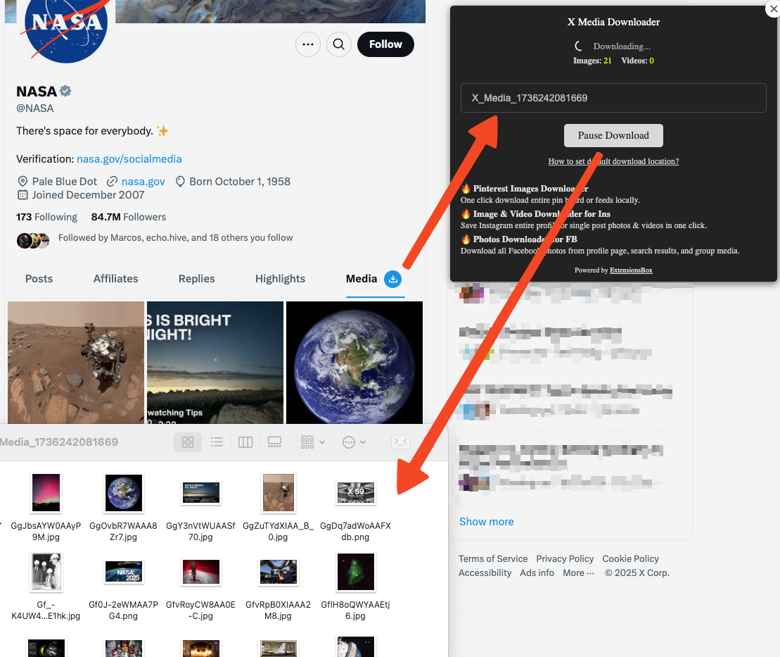 X Media Downloader - Batch Download